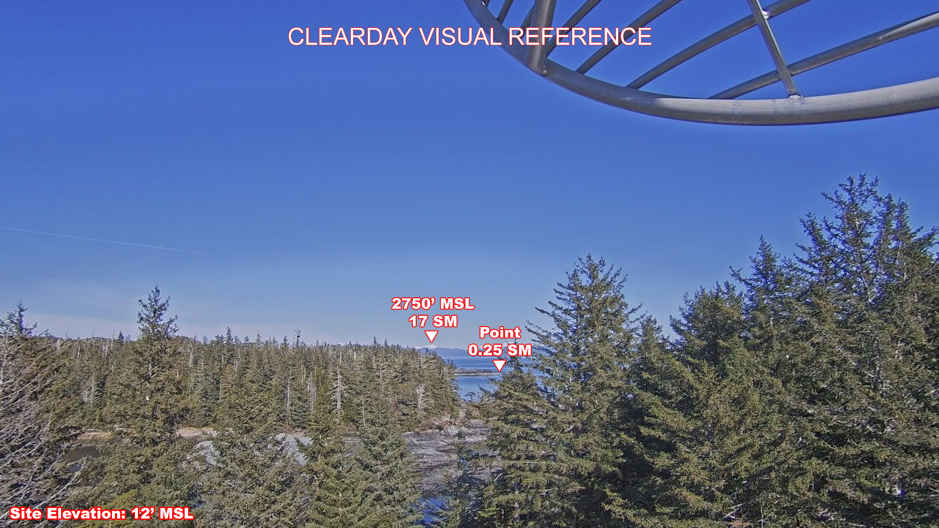 Port Alexander, East view on a clear day