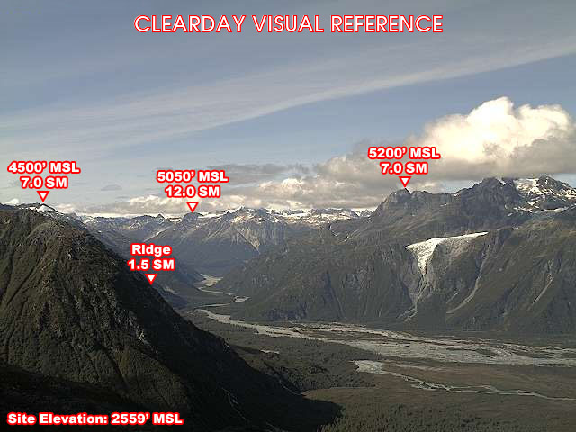 Lake Clark Pass East, NorthWest view on a clear day