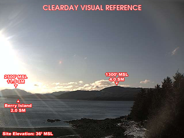 Kasaan, South view on a clear day