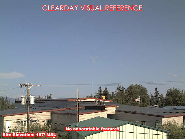 Shungnak, East view on a clear day
