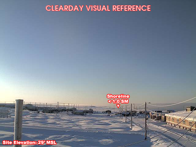 Wainwright, SouthWest view on a clear day