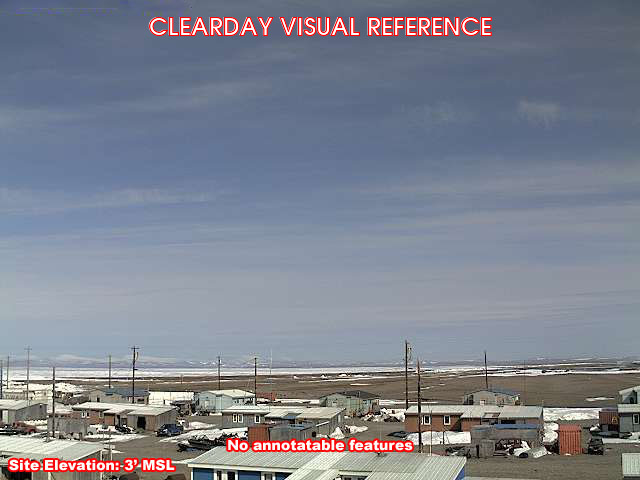 Point Hope, East view on a clear day