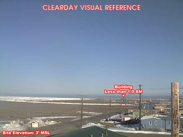 Point Hope, West view on a clear day