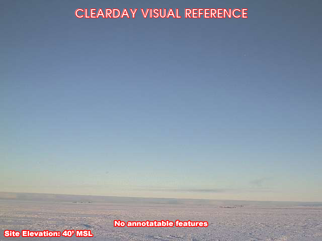 North Slope, North view on a clear day