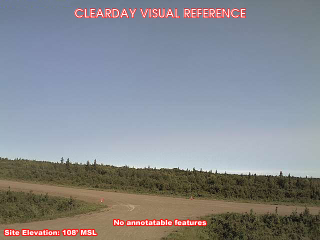 Portage Creek, East view on a clear day