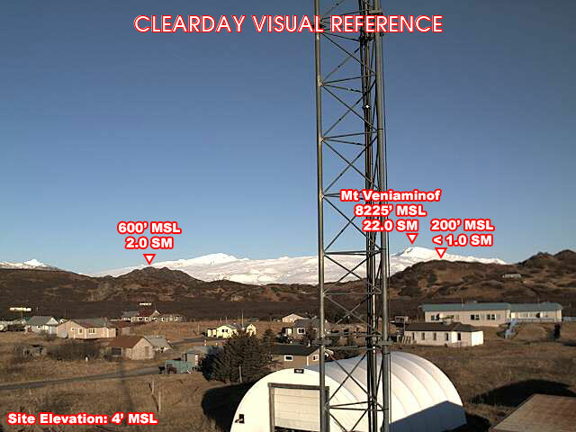 Perryville, NorthWest view on a clear day