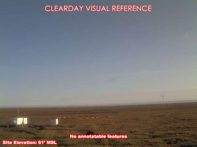 Nuiqsut, South view on a clear day