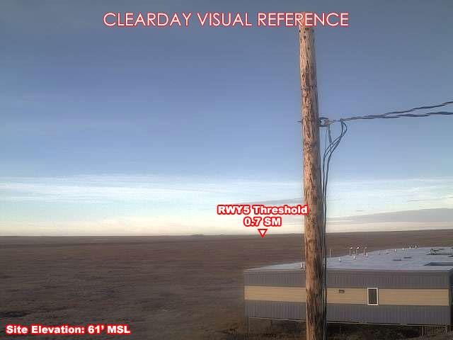 Nuiqsut, SouthWest view on a clear day