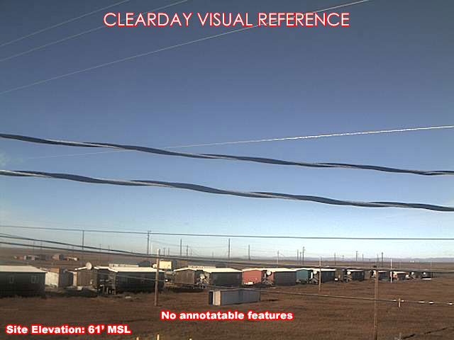 Nuiqsut, NorthWest view on a clear day
