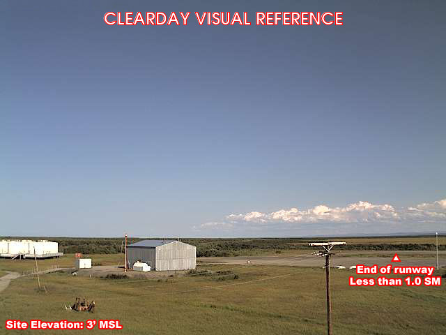 Kotlik, East view on a clear day