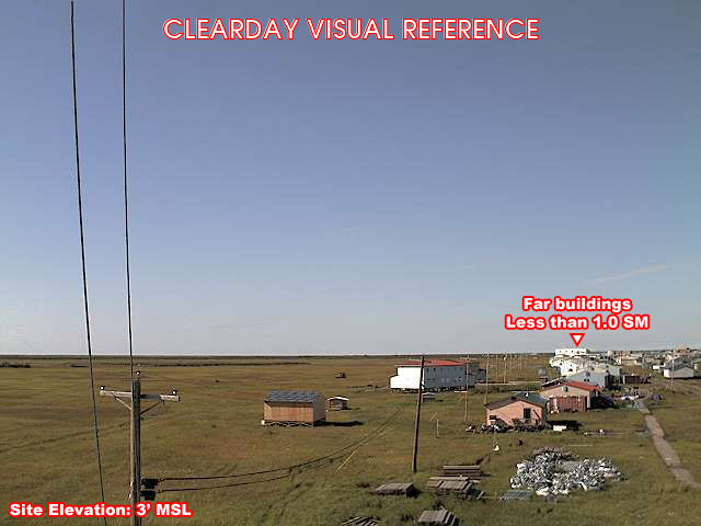 Kotlik, SouthWest view on a clear day