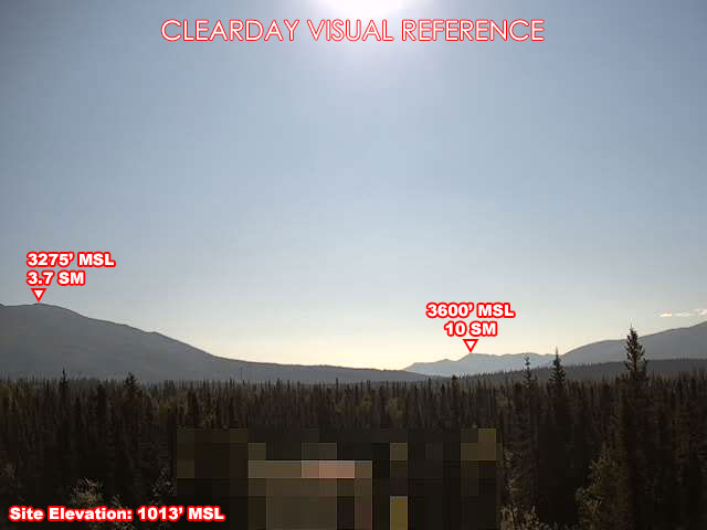 Coldfoot, SouthEast view on a clear day