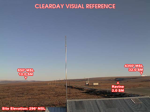 Teller, East view on a clear day