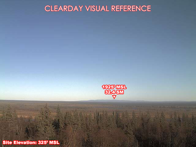 Anvik, East view on a clear day