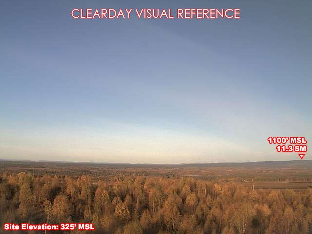 Anvik, West view on a clear day