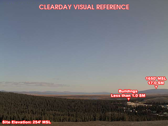 White Mountain, SouthEast view on a clear day