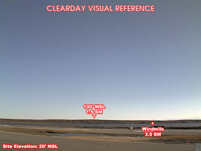 Kotzebue, SouthEast view on a clear day