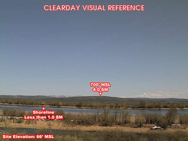 Shageluk, East view on a clear day