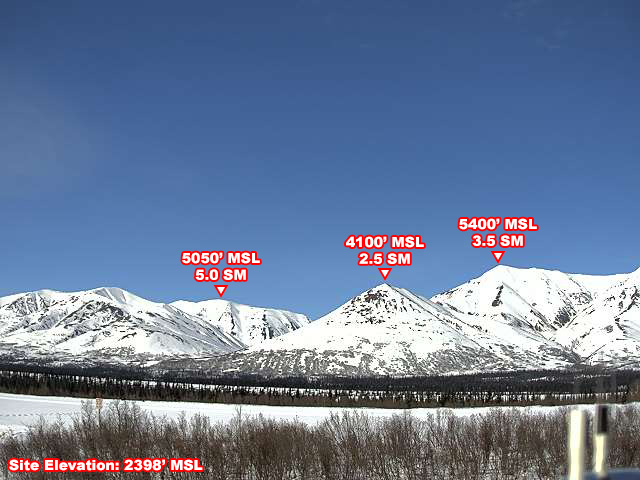 Summit, NorthWest view on a clear day