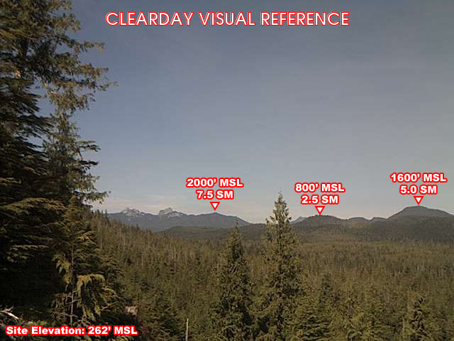 Edna Bay, NorthEast view on a clear day