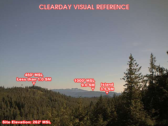 Edna Bay, South view on a clear day