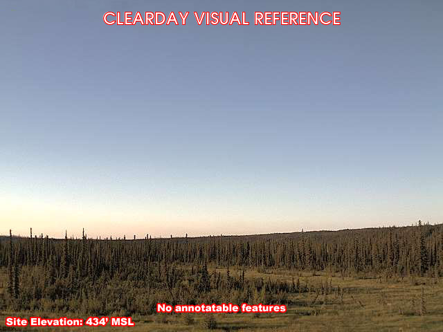 Allakaket, SouthEast view on a clear day
