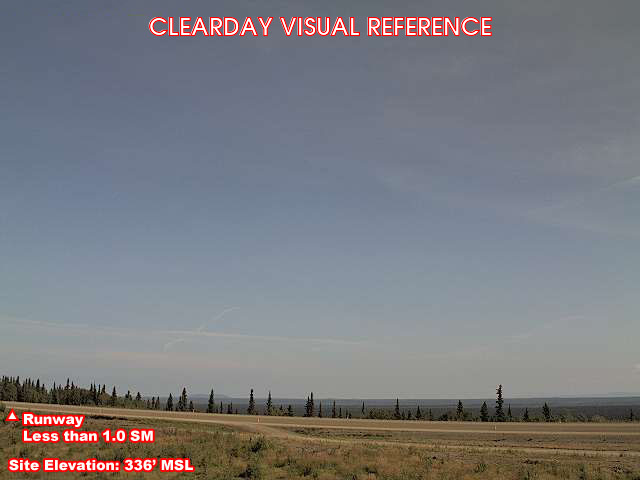 Nulato, East view on a clear day
