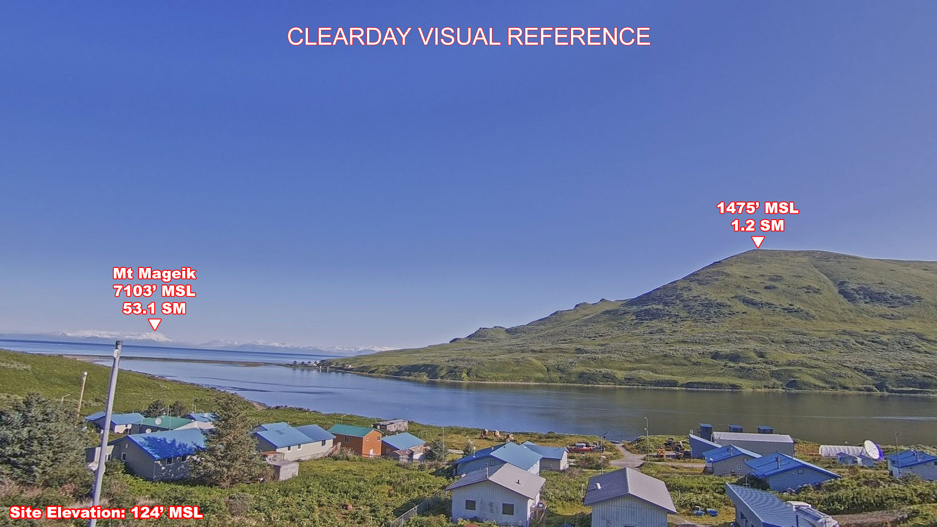Karluk, East view on a clear day