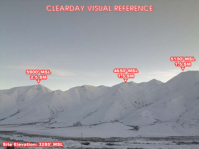 Chandalar Shelf, East view on a clear day