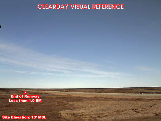Nunapitchuk, NorthEast view on a clear day
