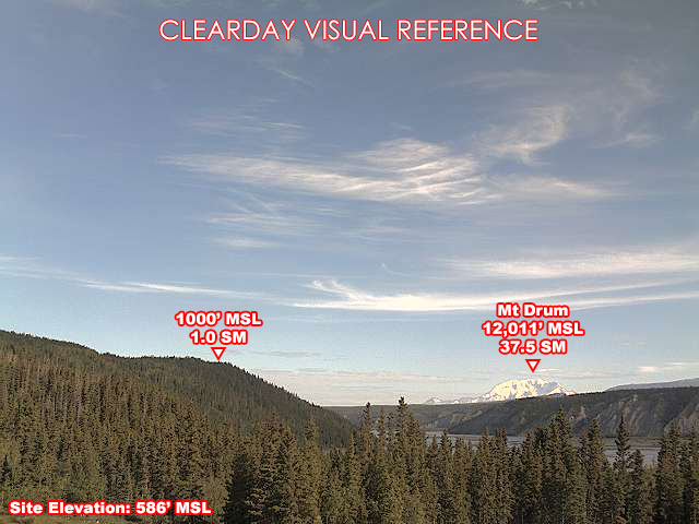 Chitina, North view on a clear day