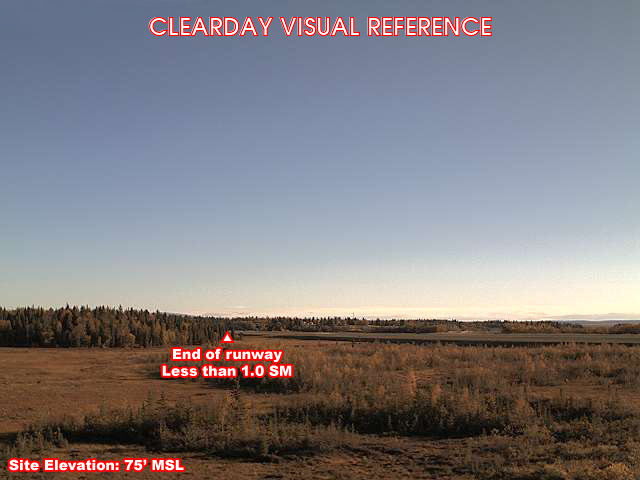 Dillingham, NorthEast view on a clear day