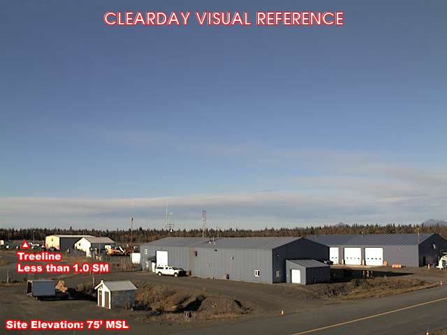 Dillingham, SouthWest view on a clear day