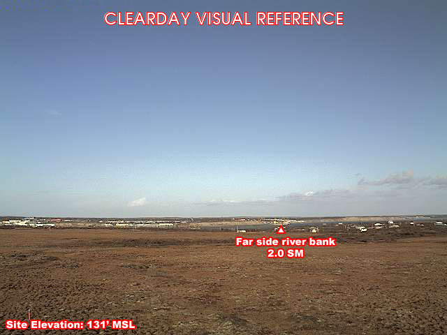 South Naknek, North view on a clear day