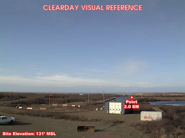 South Naknek, NorthWest view on a clear day