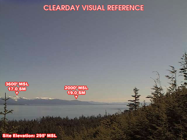 Coffman Cove, East view on a clear day