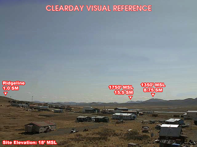 Goodnews Bay, East view on a clear day