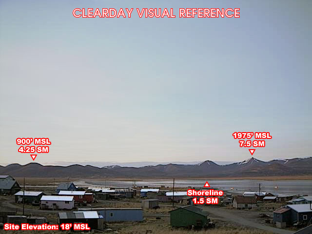 Goodnews Bay, SouthEast view on a clear day