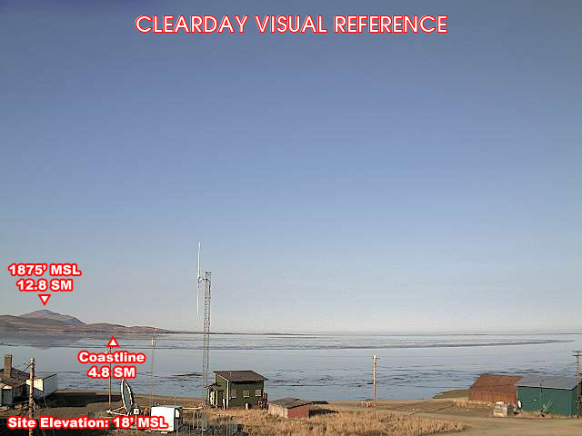 Goodnews Bay, SouthWest view on a clear day