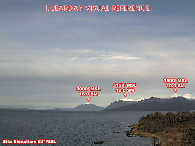 Sisters Island, NorthWest view on a clear day