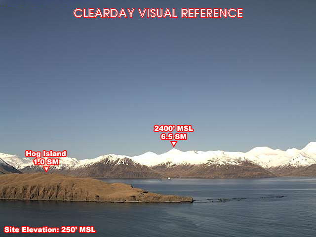 Dutch NDB, West view on a clear day