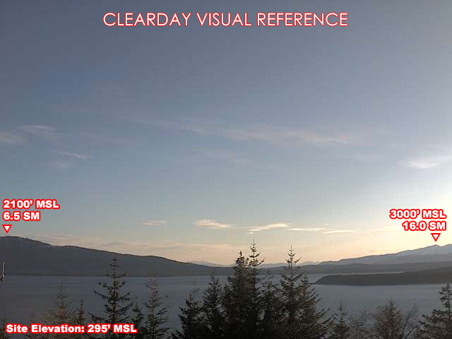Lena Point, SouthWest view on a clear day