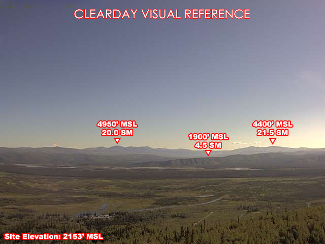 Knob Ridge, NorthEast view on a clear day