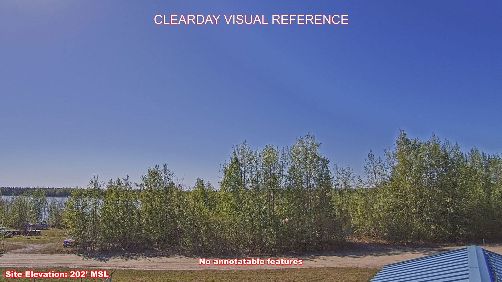 Tanana, South view on a clear day