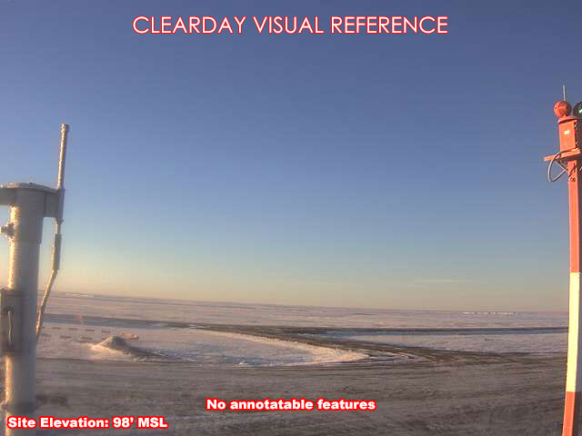 Atqasuk, South view on a clear day
