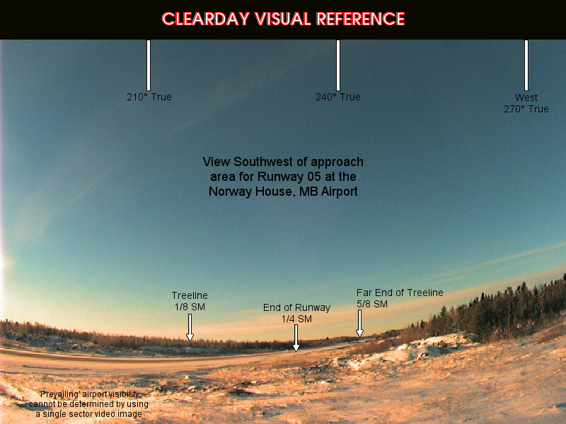 Norway House, SouthWest view on a clear day