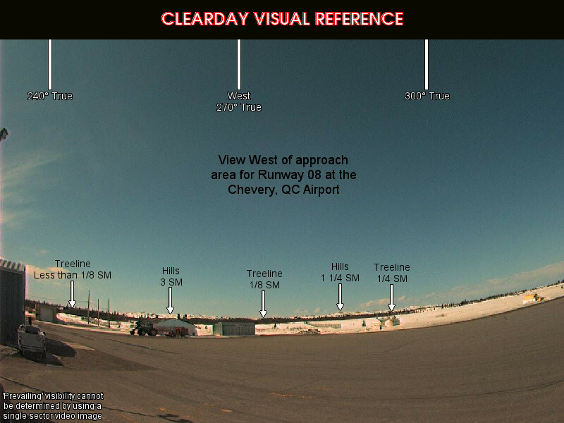 Chevery, West view on a clear day