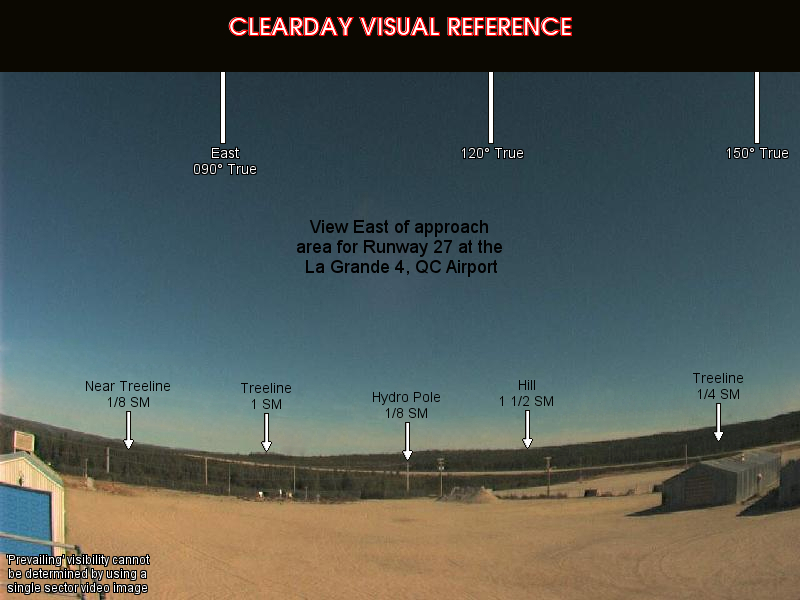 La Grande-4, East view on a clear day