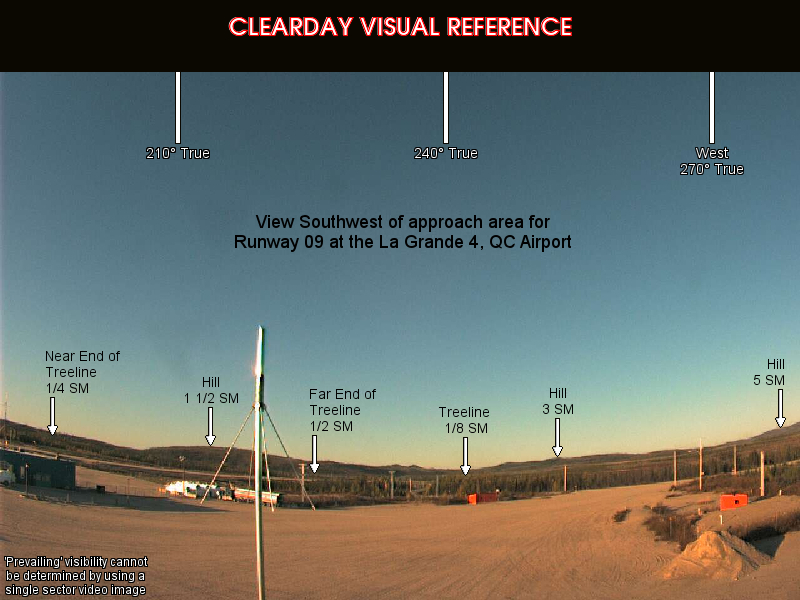 La Grande-4, SouthWest view on a clear day