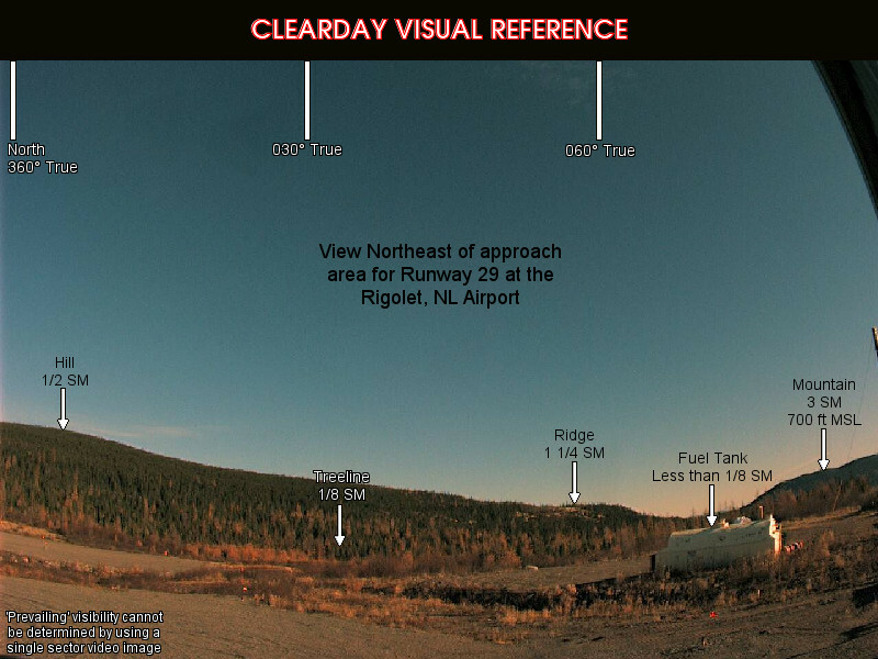 Rigolet, NorthEast view on a clear day
